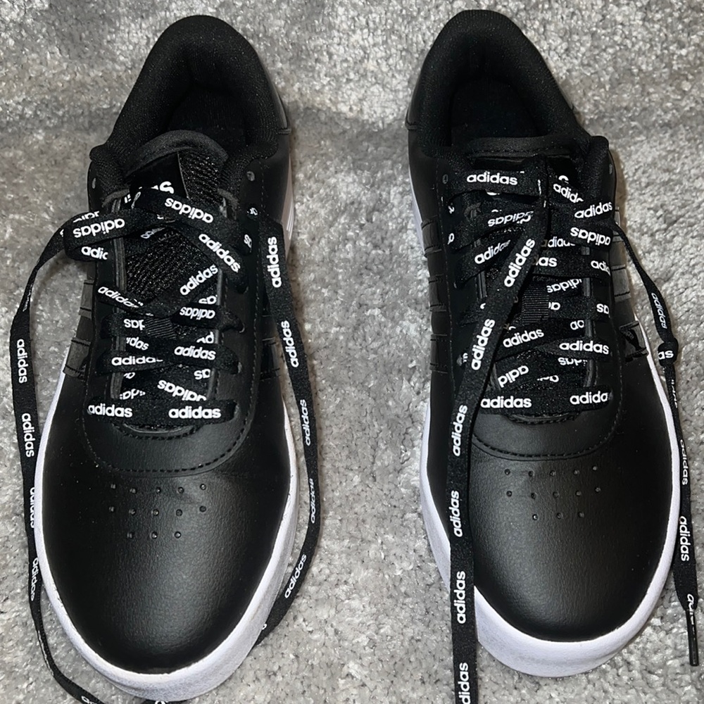 Adidas with patent leather 3 stripes!